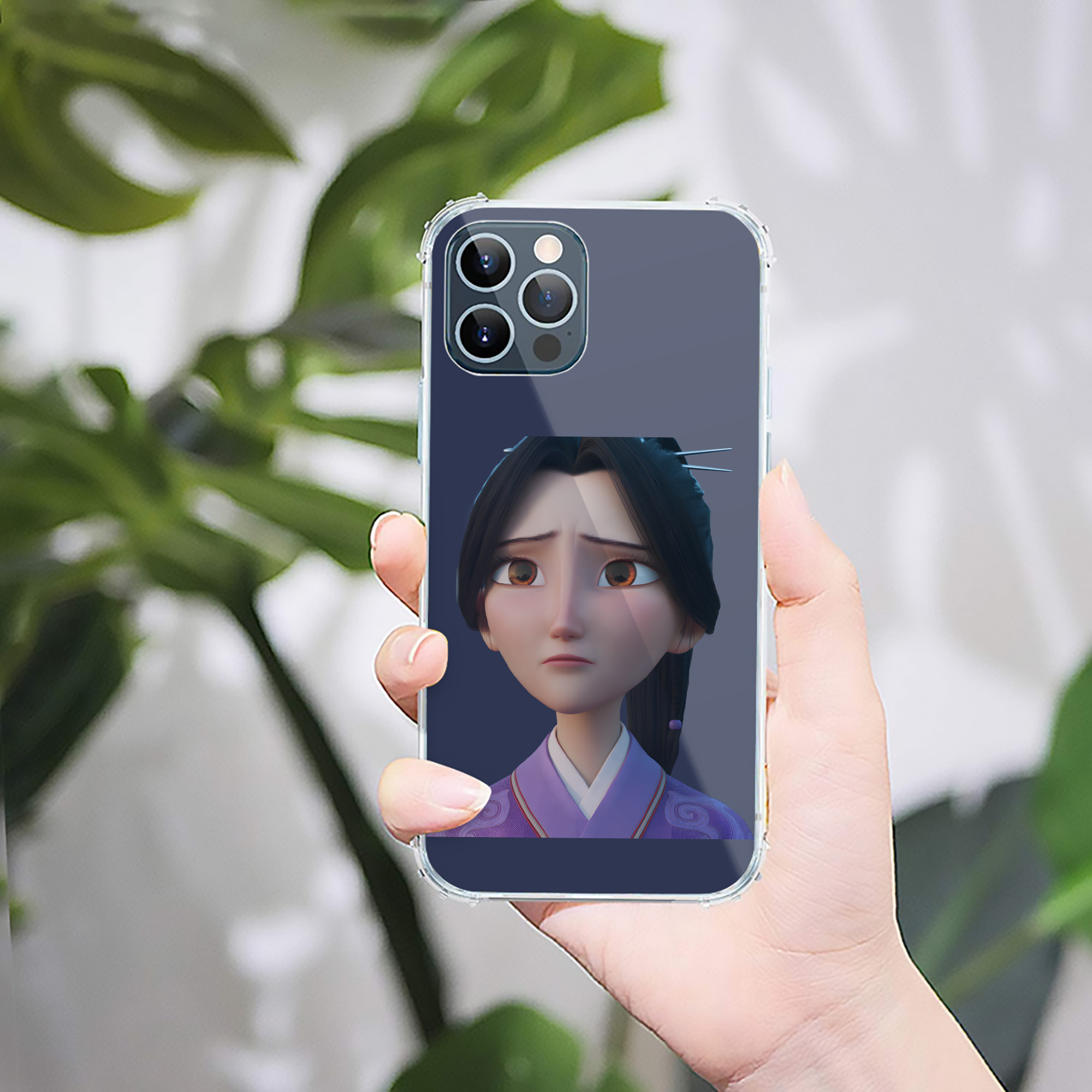 （画像用） Ne Zha 2 ナタ 魔童の大暴れ 【iPhone 12シリーズ対応】透明スマホケース（クリアソフトケース）